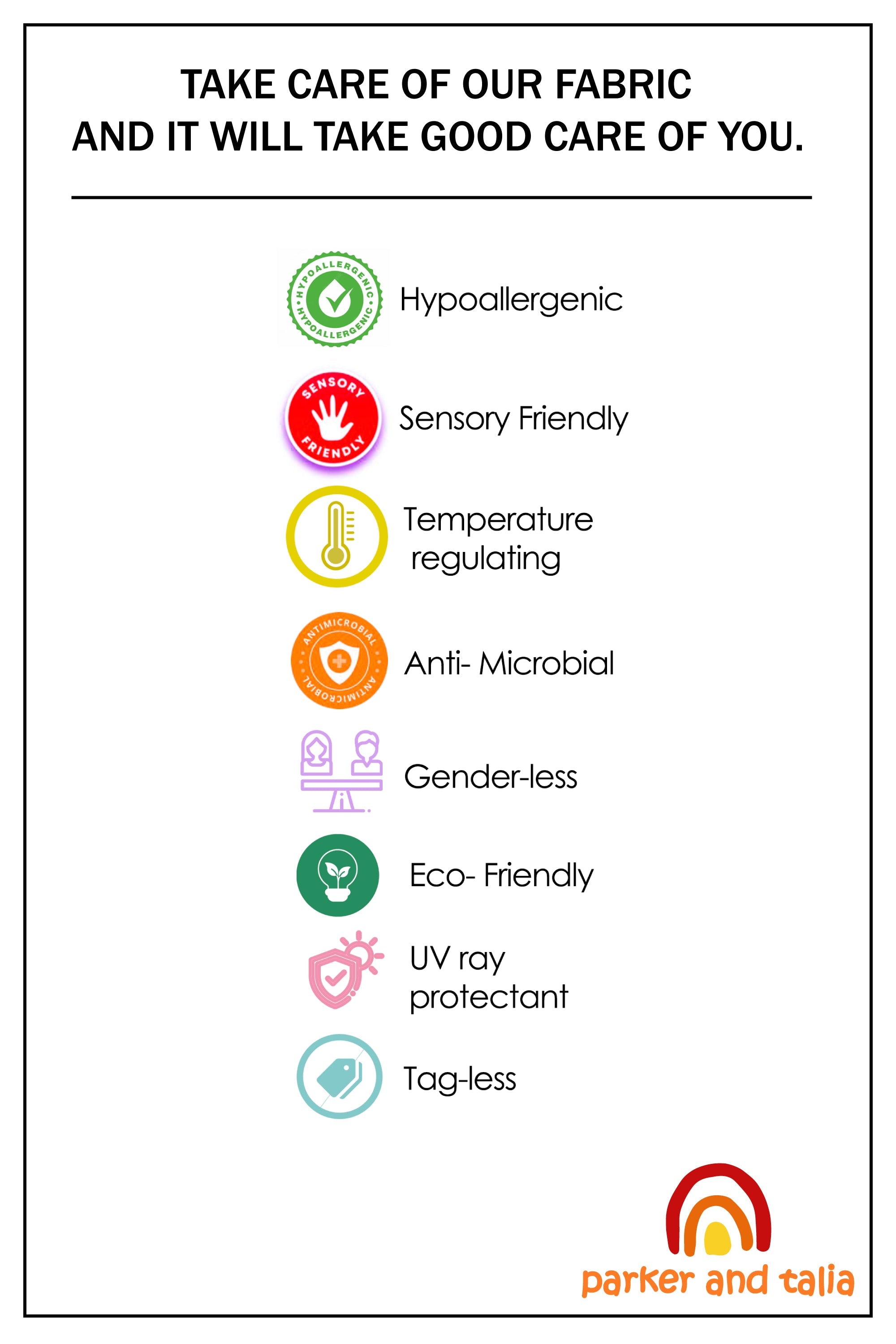 The Everday Sensory Friendly Pink Tee w Chewy Necklace-*actual chewy necklace design may vary, but color will match tee*